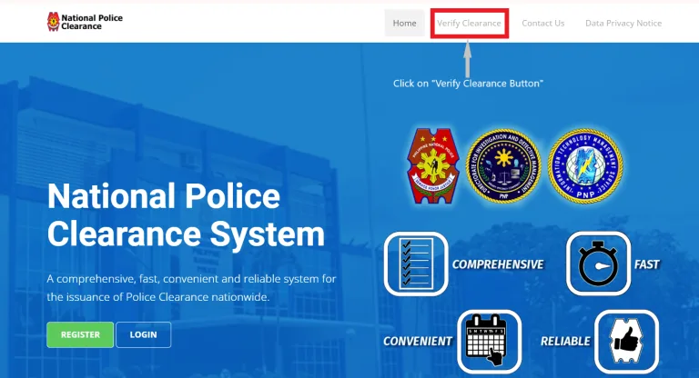 www.police clearance Online Registration