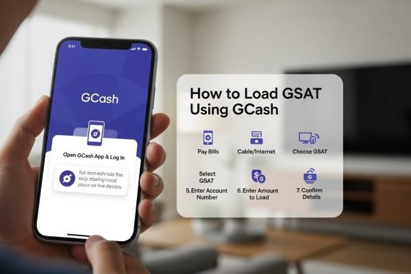 How to Load GSAT Using GCash